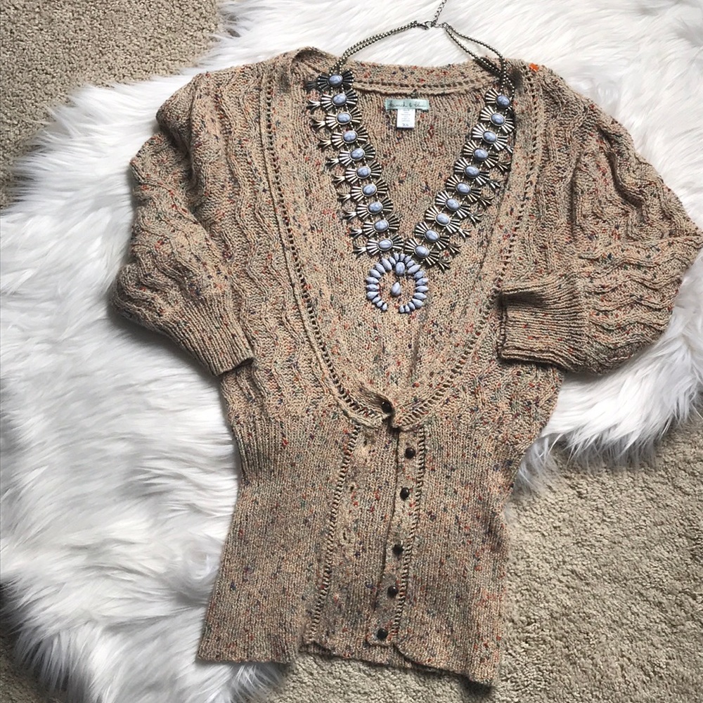 Kimchi & blue 3/4 sleeve sweater